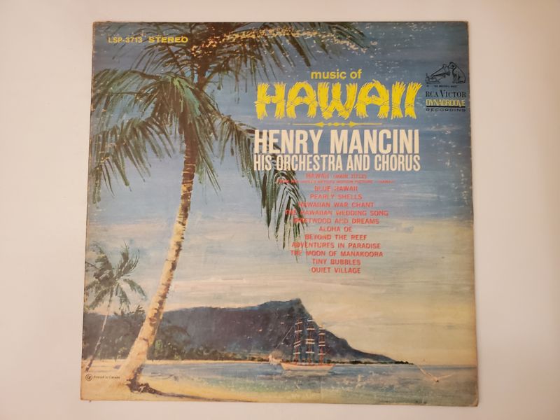 Henry Mancini, His Orchestra and Chorus Music of Hawaii vinyl record